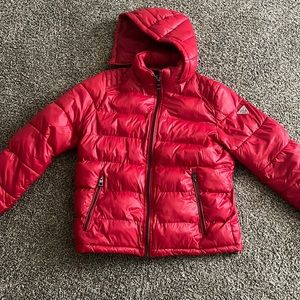Mens Large Red Puffer Coat